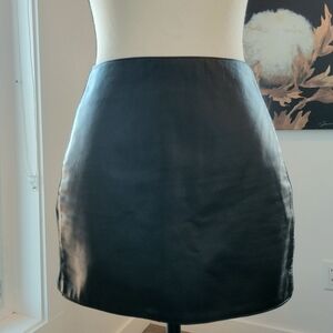 Northbound Leather Micro Mini w/Garters